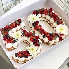 מזל טוב 50 ותודה לליאתי האלופה על הפרחים Boutiqflowers Gargeran Biscuit Cake Flower Raspberry Strawber Number Birthday Cakes Cupcake Cakes Alphabet Cake
