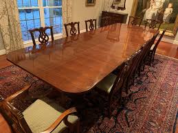 Seating twelve to twenty may only be necessary on occasion, but countryside amish furniture has the custom dining furniture perfect for every special gathering. Custom Traditional Ribbon Mahogany Georgian Style Dining Table By Leighton Hall For Sale At 1stdibs