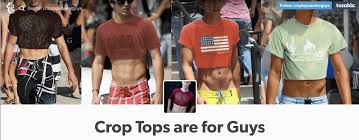 We did not find results for: Crop Tops For Men A Throwback Thursday Item Or Are They Back Again Instinct Magazine