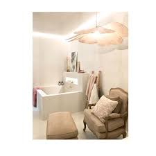 Bano Microcemento Lampara Petalos Hoy Termina Marbelladesignfair Entre Los Espacios Que Mas Me Han Gustado Esta Este De Q H Alcove Bathtub Bathtub Bathroom