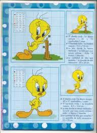 Tweety Bird Cross Stitch Pattern Tweety Bird Cross Stitch Bird Cross Stitch For Kids Stitch Character