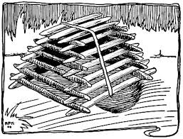 How To Make A Wild Turkey Trap The Coop Trap Shown In Fig 222 Can Be Used For Trapping The Larger Variety Of Birds This Wild Turkey Turkey Trap Bird Trap