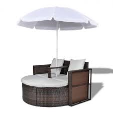 Curbside pickup · everyday low prices · savings spotlights Outdoor Patio Sofa Daybed Umbrella Round Sun Lounger Rattan Furniture Brown Set Brown Outdoor Furniture Patio Daybed Rattan Lounge