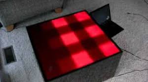 The table was designed to give the impression of a dancefloor by having 9 different modes for constantly changing patterns of the 25 red light squares. Daft Punk Coffee Table With Arduino By Agrima Sen Medium