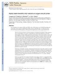 pdf highly stable dendritic trityl radicals as oxygen and