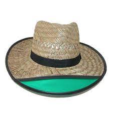 Dorfman Pacific Unisex Straw Visor Outback Hat With Green Sunshade Natural With Green Visor At Amazon Men S Clothing Stor Outback Hat Hats For Men Straw Visor