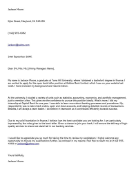 Banking Cover Letter Samples (Guide And Examples)