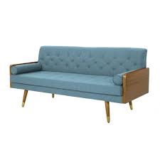 It typically consists of clean lines, simple forms, fluid angles and. Jalon Mid Century Modern Sofa Blue Christopher Knight Home Target