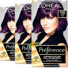 The hair dye from special effects is made in the us, so it adheres to the rules and guidelines for the area. 3x Loreal Preference P38 Tokyo Intense Violet Purple Permanent Hair Colour Dye Ebay