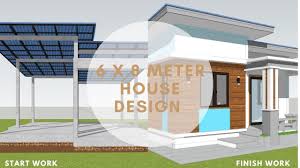 Pin On 6 X 8 Meter House Design Two Bedrooms