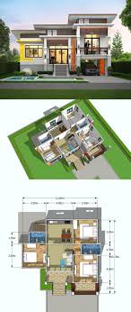 One And A Half Storey House Floor Plan With 3 Bedrooms House Floor Plans House Construction Plan Small House Design Plans