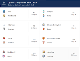 Hay más de 140 campeones que descubrir y dominar. Calendario De Los Partidos De Ida De La Liga De Campeones De La Uefa Steemit