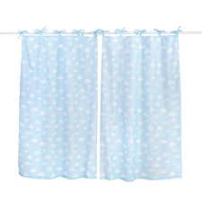 Blue Cloud Baby Nursery Curtains