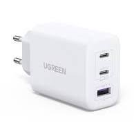 UGREEN Zapix Caricatore USB C 65W, Caricabatterie 3 Porte PD 3.0 PPS  Compatibile Galaxy S25 Ultra/Serie S24-S21, MacBook PRO/Air, iPad, iPhone  17 Pro ...