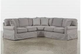 Carlyle Slipcovered 3 Piece Sectional 3 Piece Sectional Sectional Slipcover Sectional Couch Cover