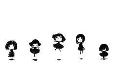 Black and white anime gif. 290 Black White Ideas Black And White Alexander Khokhlov Illusion Gif