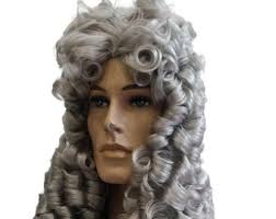 White Hair Wig For Baby George Washington White Curly Wig