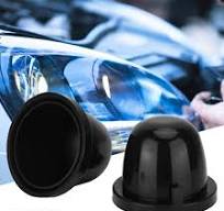 Cache-Poussière Phare 90mm - 2 Pièces Caoutchouc Noir Étanche | Pour LED  Voiture, Protection