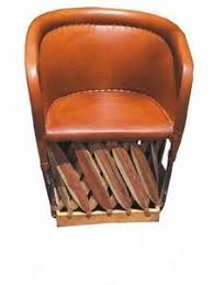 Rustic Mexican Leather Back Chair Ebay Mexican Decor Mexican Chairs Barrel Chair