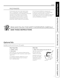 Start with this quick and easy process before trying anything else. Ge Jvm2052sn1ss User Manual Microwave Manuals And Guides L0906037