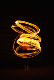 Model With Fire Poi Slow Shutter Speed Elements Light Liquid Heat Shutter Speed Photography Slow Shutter Speed Photography Slow Shutter Speed