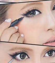 Asian Make Up No Eyeliner Makeup Cat Eye Makeup Eye Makeup