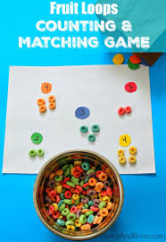 This activity is designed to help children with one to one. Fruit Loops Counting And Matching Game
