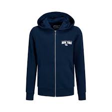 Jack & Jones Cory Sweat Zip Hood Kids NAVY