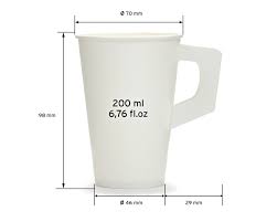 Trinkbecher ausschankbecher plastikbecher weiß 0,2 liter 200ml becher einweg cup. 100x Pappbecher Mit Henkel Henkelbecher Weiss Mit 200 Ml Fullvolumen Octopus Pack