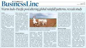 Newspaper Highlights Climate Research Lab Cccr Iitm
