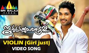 Iddarammayilatho Songs Violin Song Girl Just Video Song Allu Arjun Sri Balaji Video Violin Songs Songs Just Video