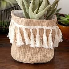 楽天市場 メール便対応 ジュートバスケット ネイティブ柄 トライバル柄 丸型 底径16cm 麻布製 黒 66628 鉢カバー 小物入れ プランターカバー バスケット グリーン 観葉植物 鉢植え プランター おしゃれ 麻 ナチュラル boho ボーホー ボヘミアン 西海岸 塩系