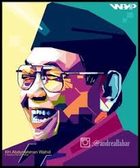 Harga lukisan abstrak black & white. 10 Ide Gus Presiden Sketsa Wajah Lukisan Abstrak