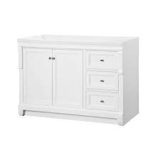 Get free shipping on qualified 48 inch vanities bathroom vanities or buy online pick up in store today in the bath department. Foremost International Naples White 48 Inch Vanity Nawa4821d Home Depot Canada Only Bathroom Vanities Without Tops White Vanity Bathroom White Vanity