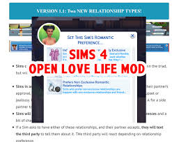 There is no such thing as child pregnancy in the game, nor any modder has ever tried to make this mod. Sims 4 Open Love Life Mod The Sims Book
