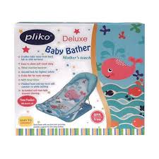 All category baby & toddler toys baby equipments baby gears & activities baby wear bedding needs box / ranjang car seat clothing feeding needs health & child safety miscellaneous mother needs stroller related products. Pliko Deluxe Baby Bather Whale Alat Bantu Mandi Bayi Biru Terbaru Juli 2021 Harga Murah Kualitas Terjamin Blibli