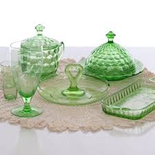 Anchor hocking depression glass burple green gold trim 2 pc 5 7/8 goblets 1950 vintage anchor hocking scalloped edge clear glass candle holders. Depression Glass Patterns Identification Guide