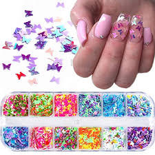 I hope you guys like it😇 don. Holographic Butterfly Nail Art Decoration Sequins Sparkly Butterfly Nail Glitter Decals 12 Colors 3d Diy Butterflies Mermaid Flakes Slices Laser Paillette Polish Manicure Nails Art Decorations Design Pricepulse