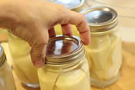 Place a rack at the bottom of the water bath canner and fill the canner 3/4 way full with water. Canning 101 How To Can Pears One Hundred Dollars A Month