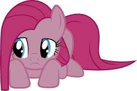1206456 - artist:slb94, depressed, pinkamena diane pie, pinkie pie, prone,  sad, safe, simple background, sitting, straight hair, transparent  background, vector - Derpibooru