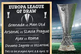 Europa League Quarter Final And Semi Final Draw Live Reaction Man Utd Draw Granada And Arsenal Face Slavia Prague