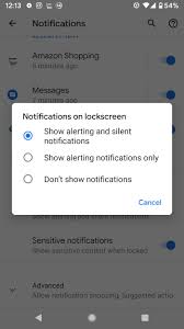 Tap to adjust your notification selection for each category (i.e. How To Manage Your Android Lock Screen The Verge