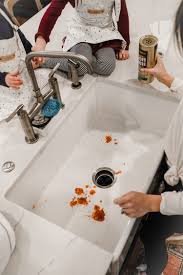 how to clean a white sink without nasty