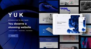 Black And White Elite Four Theme Yuk Agency Wordpress Theme For Creative Websites Wordpress Theme Creative Portfolio Theme