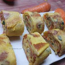 Mudahnya Membuat Telur Dadar Gulung Ala Korea Atau Gyeran Mari In 2021 Makanan Dan Minuman Makanan Telur Dadar