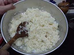 Semua ini disediakan bila pulut dah siap kukus. Pulut Kukus Cantik Berkilat Azie Kitchen