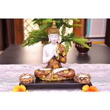 It always gives positive with a smile on face, so get buddha statue for home. Mariners Creation Home Decor Polyresin Buddha Statue Rs 699 Piece Id 21427911597