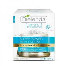 Ser pentru față cu acid hialuronic. Bielenda Skin Clinic Professional Active Moisturizing Face Cream With Biomimetic Peptides Hyaluronic Acid Moisturizer Face Care Care Kosmetik4less De