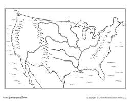The blank map of the united states shows alaska and its border with other countries. Blank Map Of The United States Printable Usa Map Pdf Template