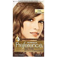 L Oreal Preference Haircoloringproducts Dark Blonde Dark Eyebrows Blonde Hair Color Natural